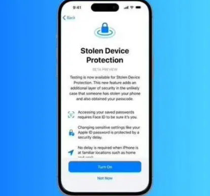 阜宁苹果授权维修店分享被盗设备保护功能开启方法 