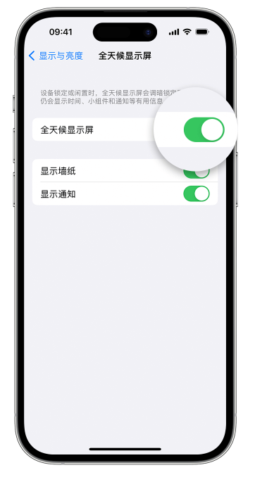 阜宁苹果14维修店分享如何自定义 iPhone 14 Pro 常亮显示屏 